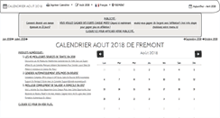 Desktop Screenshot of calendrier-aout.com