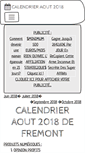 Mobile Screenshot of calendrier-aout.com