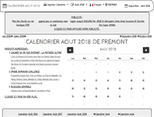 Tablet Screenshot of calendrier-aout.com